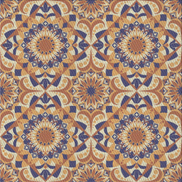 Sideview of Machine Washable Transitional Chestnut Brown Rug, wshpat2132