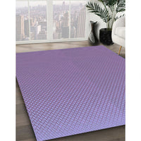 Patterned Purple Mimosa Purple Rug, pat2133blu