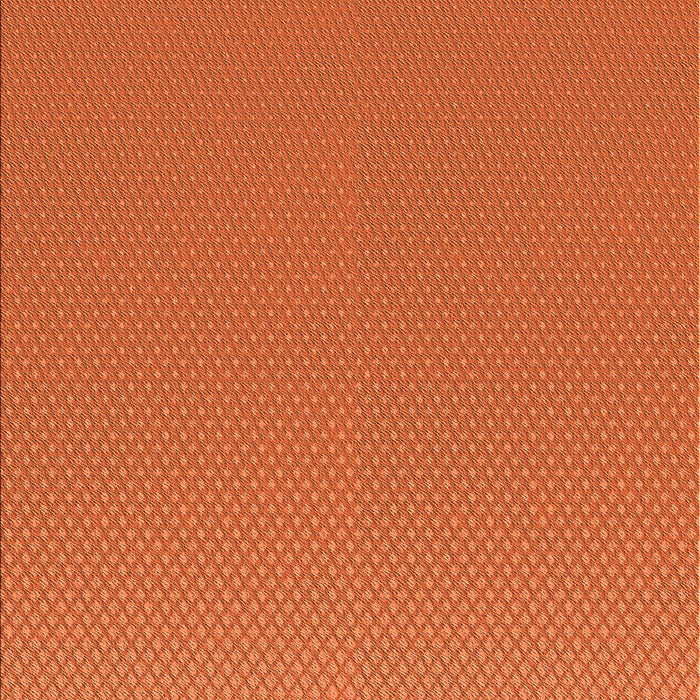 Patterned Neon Orange Rug, pat2133org