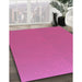 Machine Washable Transitional Deep Pink Rug in a Family Room, wshpat2133pur