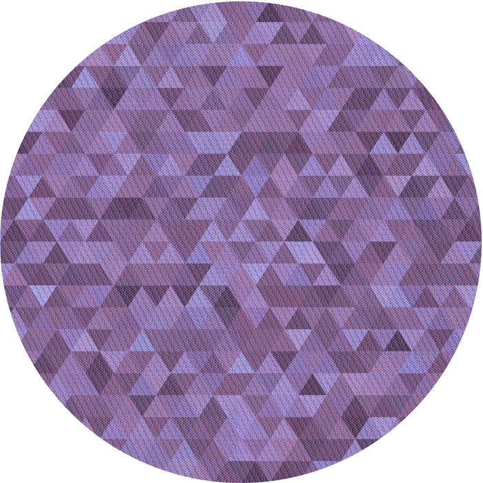 Square Machine Washable Transitional Purple Mimosa Purple Rug in a Living Room, wshpat2134blu