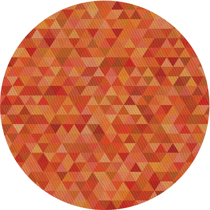 Square Machine Washable Transitional Neon Red Rug, wshpat2134