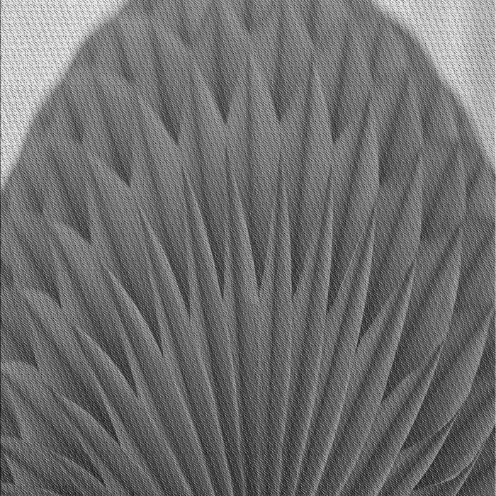 Machine Washable Transitional Dark Gray Rug, wshpat2135gry