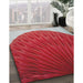 Patterned Red Novelty Rug in Family Room, pat2135