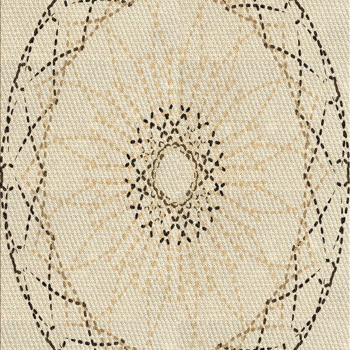 Machine Washable Transitional Peach Beige Rug, wshpat2136brn