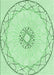 Patterned Mint Green Rug, pat2136grn