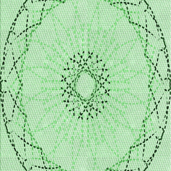 Patterned Mint Green Rug, pat2136grn