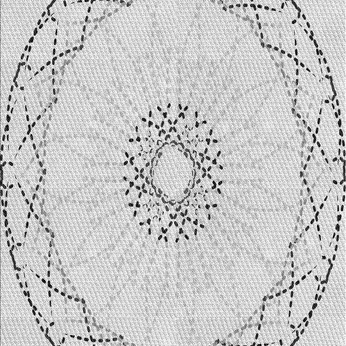 Machine Washable Transitional Platinum Gray Rug, wshpat2136gry