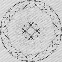 Sideview of Machine Washable Transitional White Smoke Rug, wshpat2136