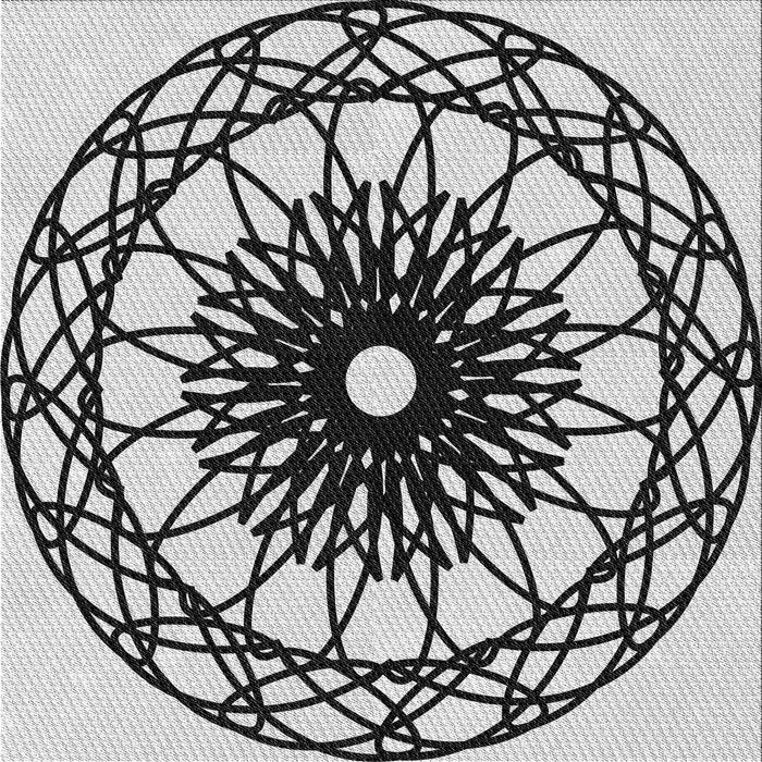 Sideview of Machine Washable Transitional Platinum Gray Rug, wshpat2137