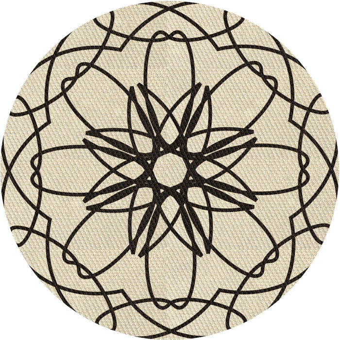 Square Machine Washable Transitional Wheat Beige Rug in a Living Room, wshpat2138brn