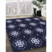 Machine Washable Transitional Purple Rug in a Family Room, wshpat2139blu