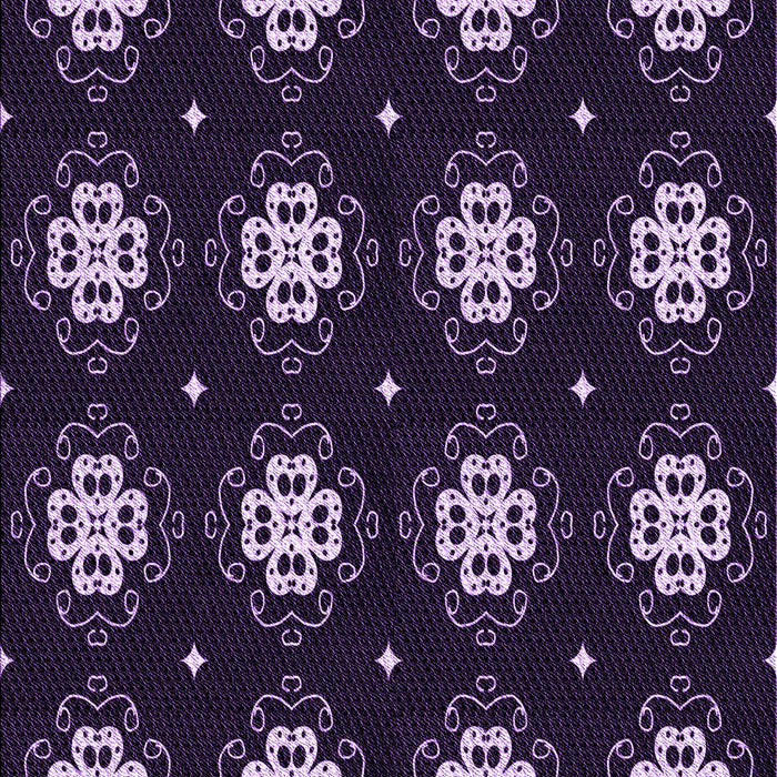 Patterned Purple Sage Bush Purple Rug, pat2139pur