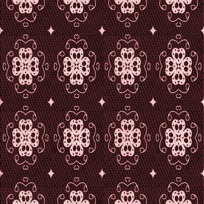 Patterned Chocolate Brown Rug, pat2139rd