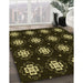 Machine Washable Transitional Black Rug in a Family Room, wshpat2139yw