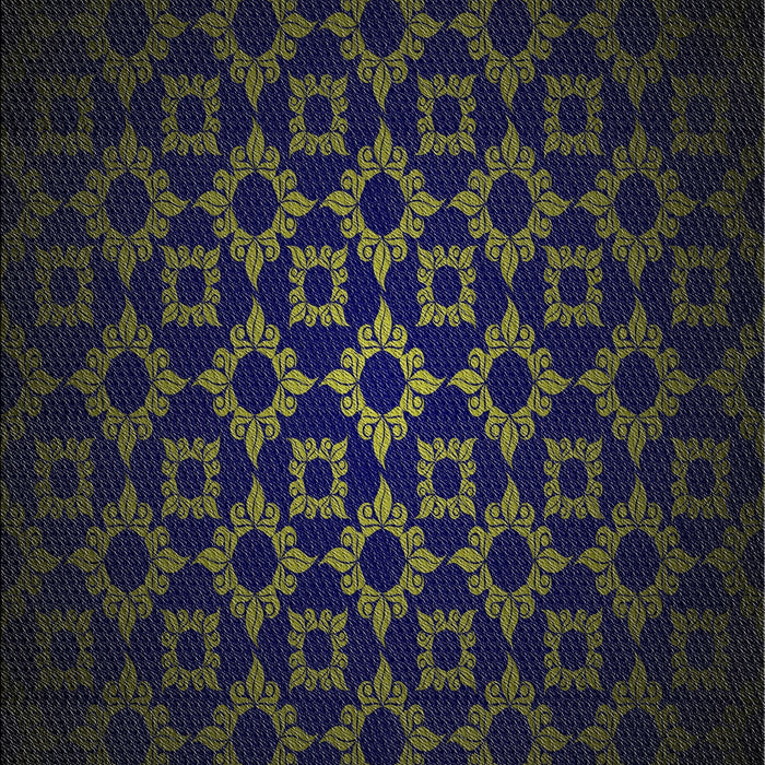 Patterned Blue Novelty Rug, pat213