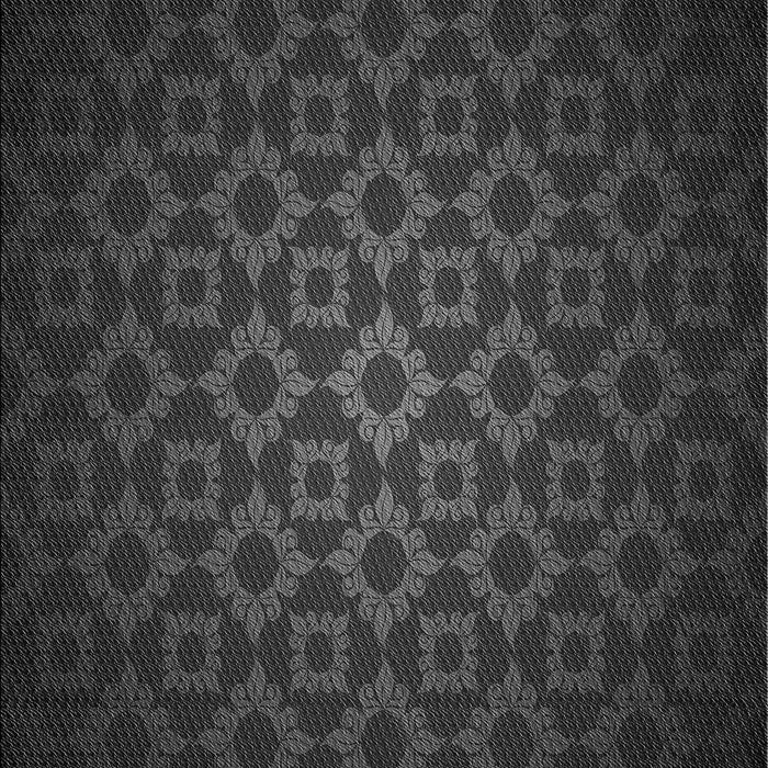 Patterned Midnight Gray Rug, pat214gry