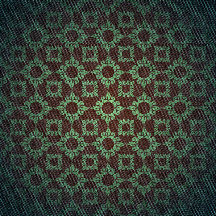 Round Patterned Midnight Gray Rug, pat214lblu