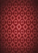 Patterned Crimson Red Rug, pat214rd