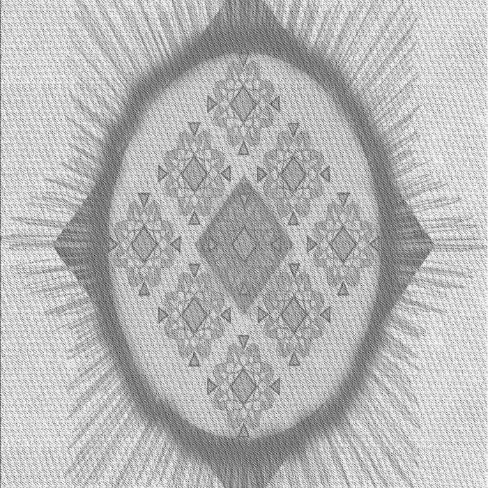 Machine Washable Transitional Gunmetal Gray Rug, wshpat2140gry