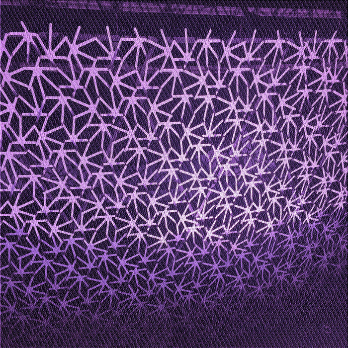 Round Patterned Dark Purple Rug, pat2141pur