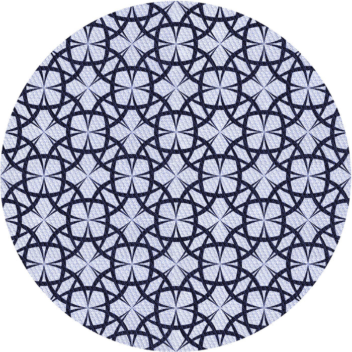 Square Machine Washable Transitional Blue Rug in a Living Room, wshpat2142blu