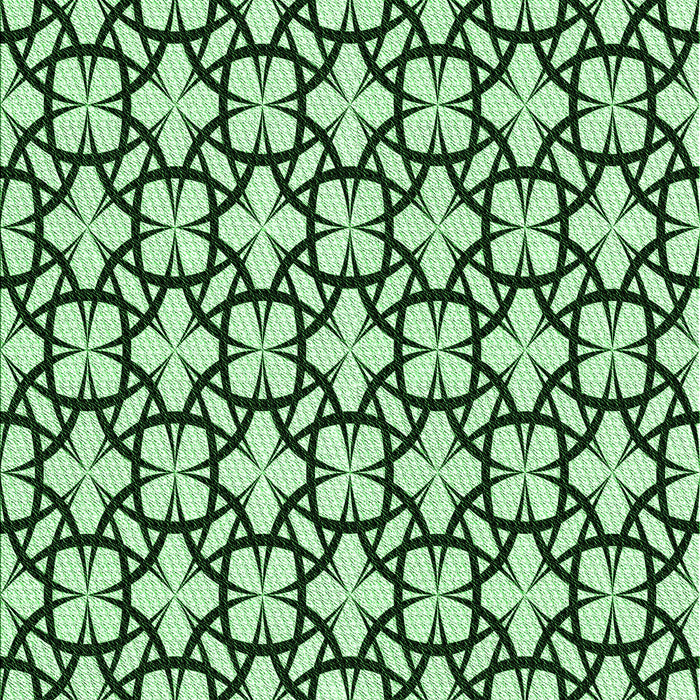 Patterned Deep Emerald Green Rug, pat2142grn