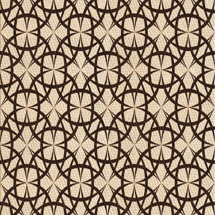 Patterned Deep Peach Orange Rug, pat2142org