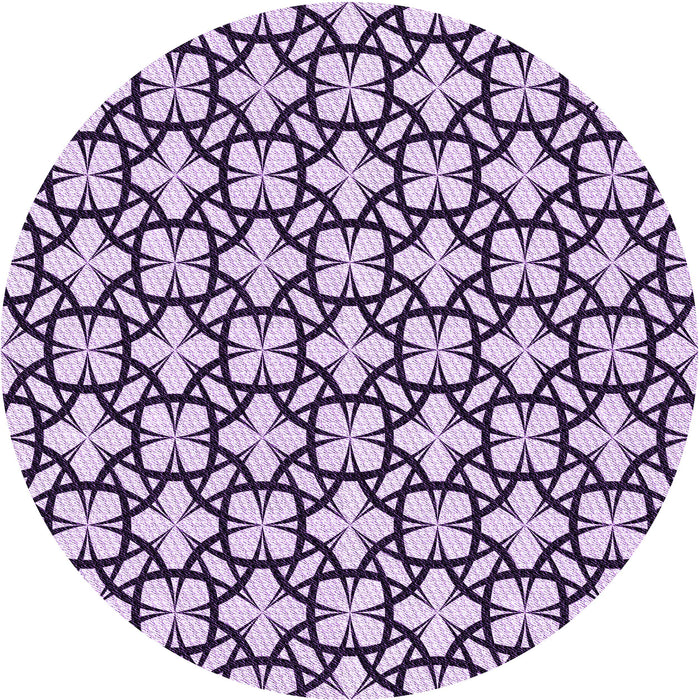 Square Machine Washable Transitional Blossom Pink Rug in a Living Room, wshpat2142pur