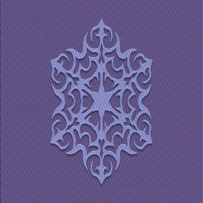 Patterned Medium Slate Blue Rug, pat2143blu