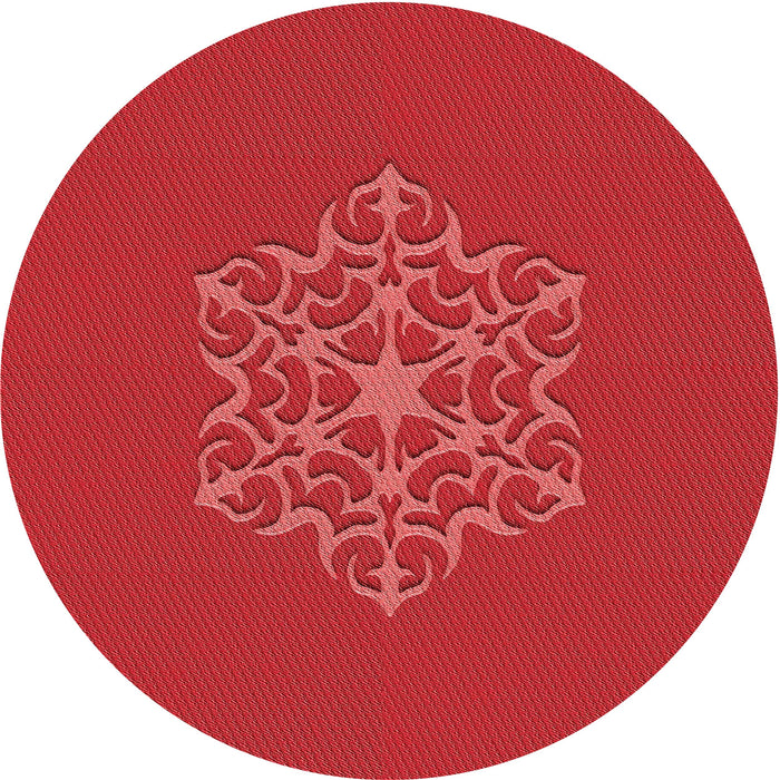 Square Machine Washable Transitional Red Rug in a Living Room, wshpat2143rd