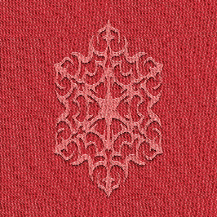 Patterned Red Rug, pat2143rd