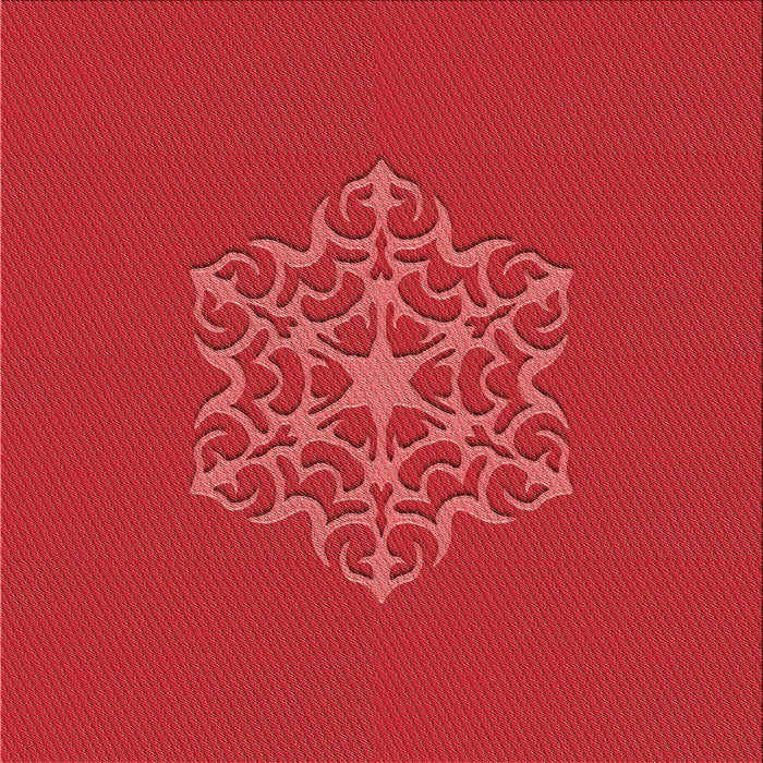 Round Machine Washable Transitional Red Rug, wshpat2143rd