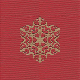 Sideview of Machine Washable Transitional Orange Rug, wshpat2143