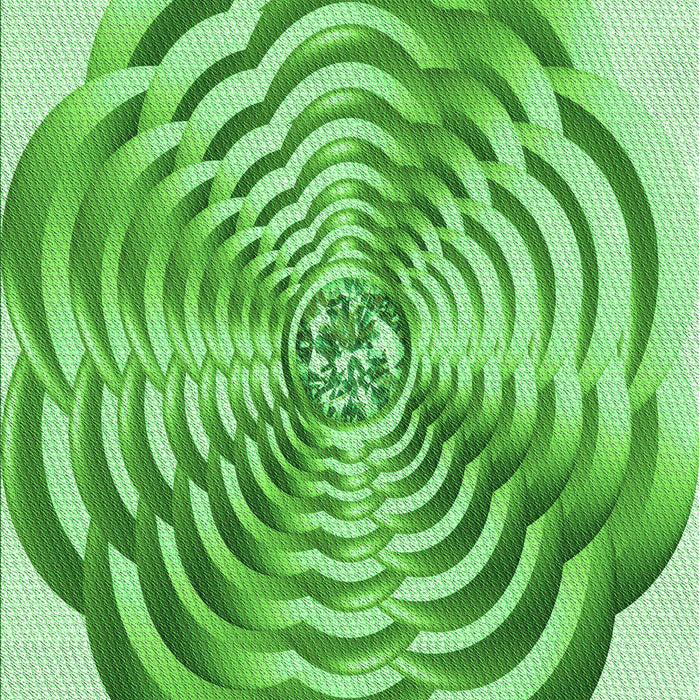 Patterned Jade Green Rug, pat2144grn