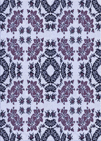 Machine Washable Transitional Purple Haze Purple Rug, wshpat2145blu