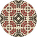 Square Machine Washable Transitional Red Brown Rug in a Living Room, wshpat2145brn