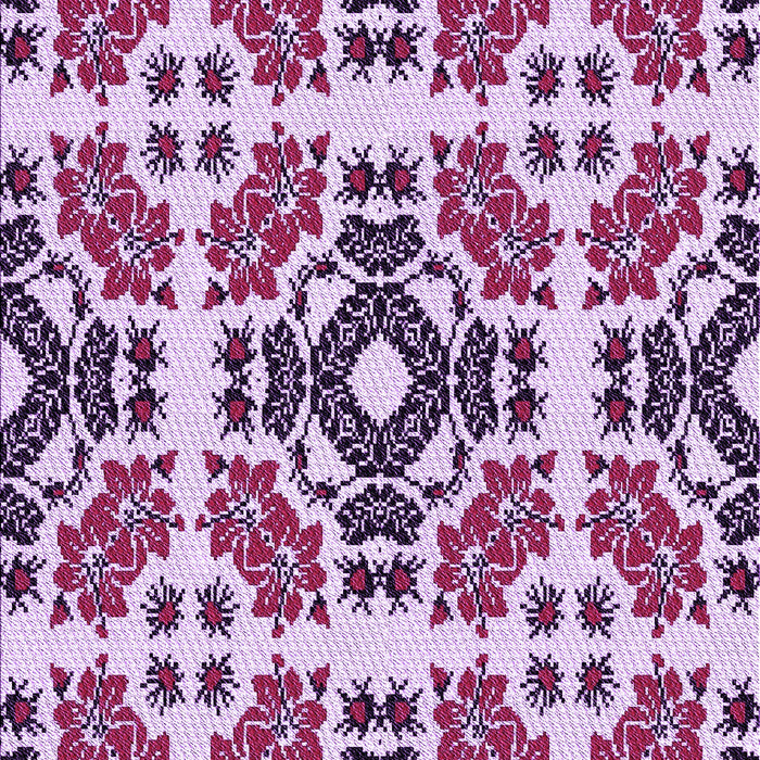 Machine Washable Transitional Blossom Pink Rug, wshpat2145pur