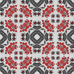Square Patterned Gray Novelty Rug, pat2145