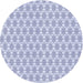 Square Patterned Lavender Blue Rug, pat2146blu