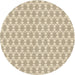 Square Patterned Dark Almond Brown Rug, pat2146brn