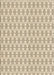 Machine Washable Transitional Dark Almond Brown Rug, wshpat2146brn