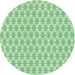 Square Patterned Mint Green Rug, pat2146grn