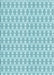 Machine Washable Transitional Electric Blue Rug, wshpat2146lblu