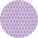 Square Machine Washable Transitional Lilac Purple Rug in a Living Room, wshpat2146pur