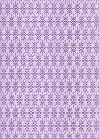 Machine Washable Transitional Lilac Purple Rug, wshpat2146pur