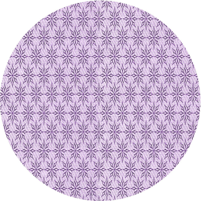 Square Patterned Lilac Purple Rug, pat2146pur