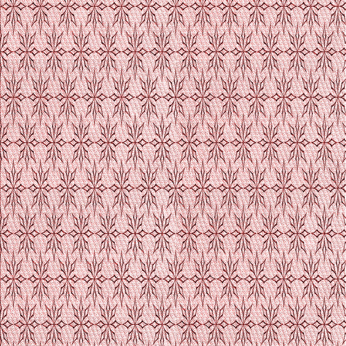 Patterned Red Rug, pat2146rd