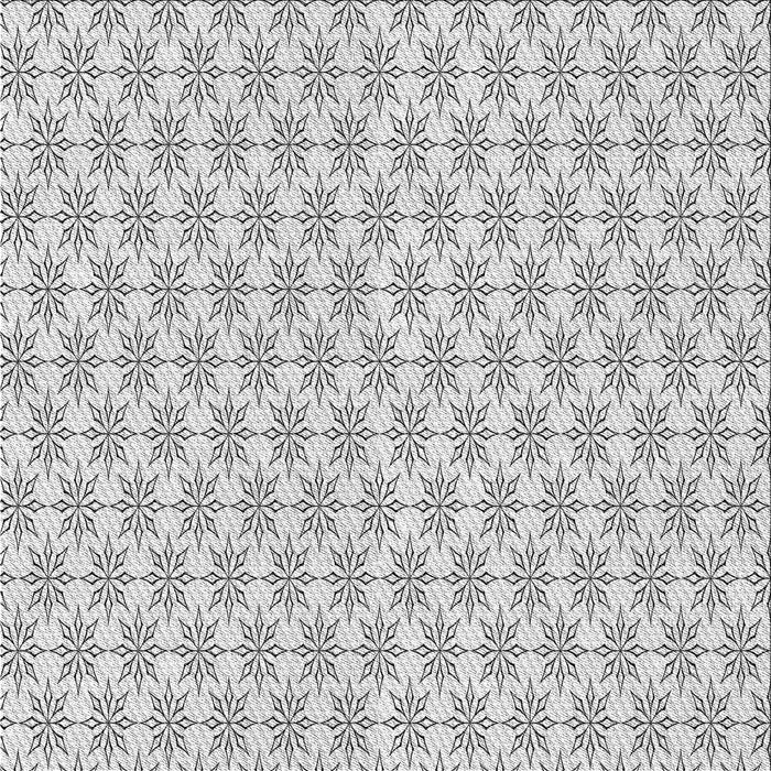 Square Patterned Off-White Novelty Rug, pat2146