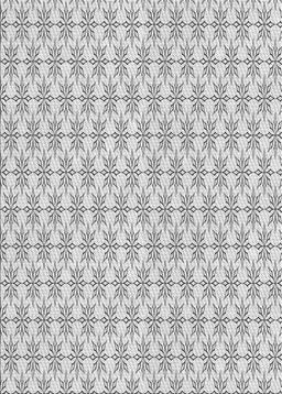 Machine Washable Transitional White Smoke Rug, wshpat2146